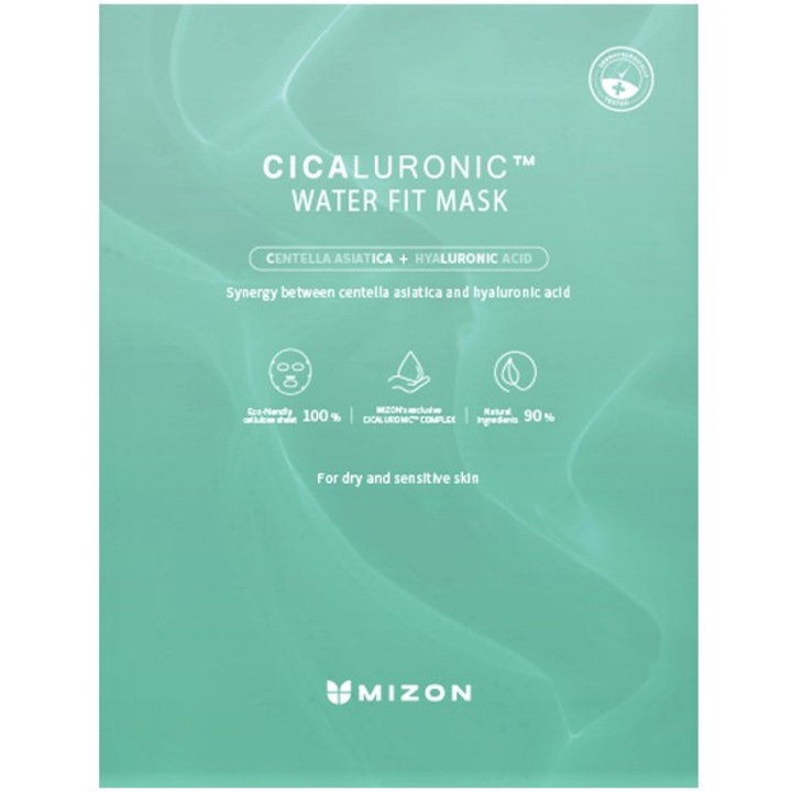 Masca coreeana intens hidratanta formula brevetata, Mizon CICALURONIC Water Fit Mask, 24g