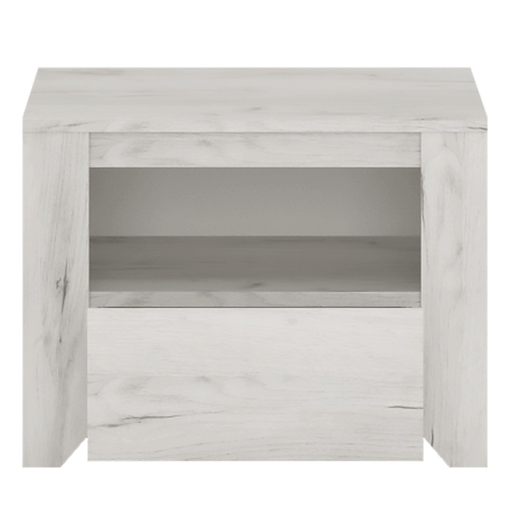 Noptiera din mdf alb craft Angel 49x49x38 cm