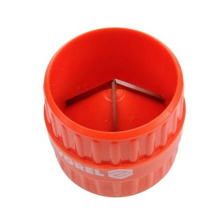 Dispozitiv pentru bordurare tevi plastic, Vorel 78385, diametru taiere 6-36 mm