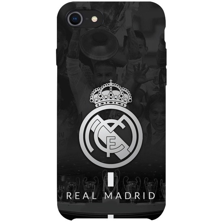 Премиум силиконов калъф за iPhone 7 на Реал Мадрид, PH114B1M55