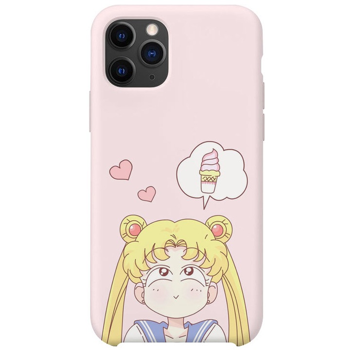 Премиум силиконов калъф за iPhone 11 Pro, Sailor Moon, PH1269B1M3