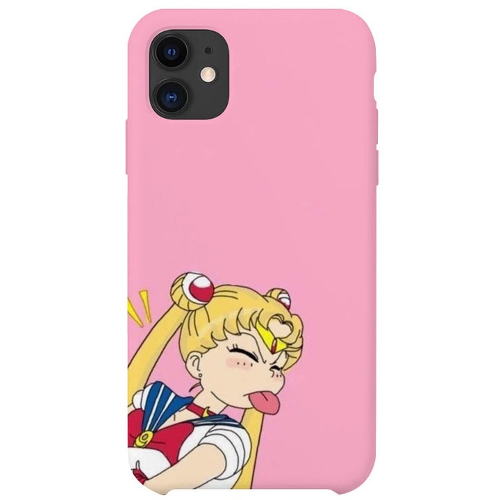 Премиум силиконов калъф за iPhone 12 Sailor Moon, PH1363B1M22