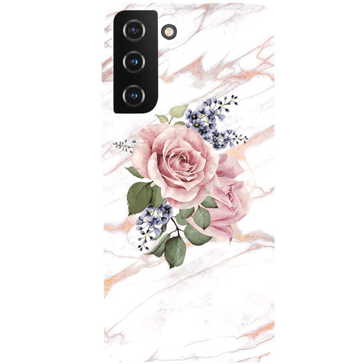 Калъф, за Samsung Galaxy S21 Plus, На цветя, PH001B2M320, От силикон