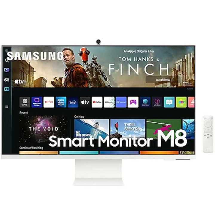 Монитор Smart Samsung 32", VA, 4K UHD, HDMI, WiFi, Bluetooth, Warm White, LS32BM801UUXEN