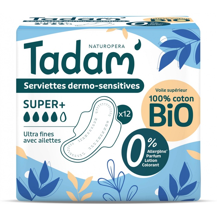 Absorbante BIO hipoalergenice Ultra Super+ Tadam