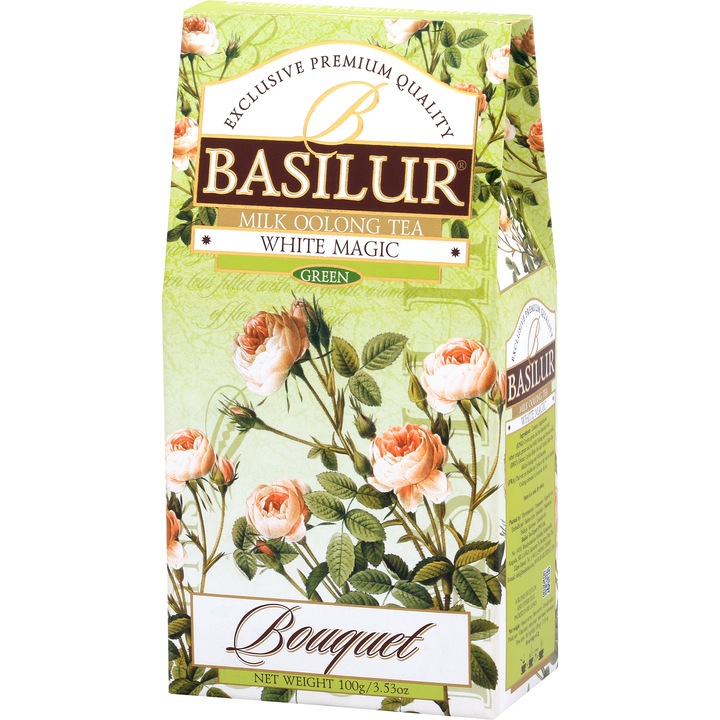 Basilur White Magic szálas zöld tea, 100 g