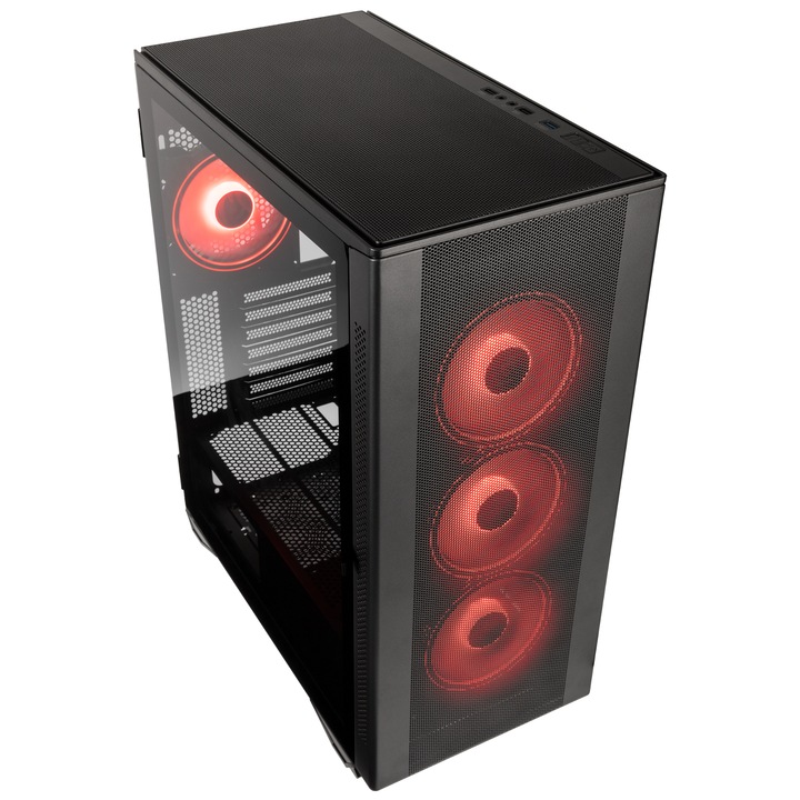Компютърна кутия, Kolink, Stronghold Prism, RGB, черен