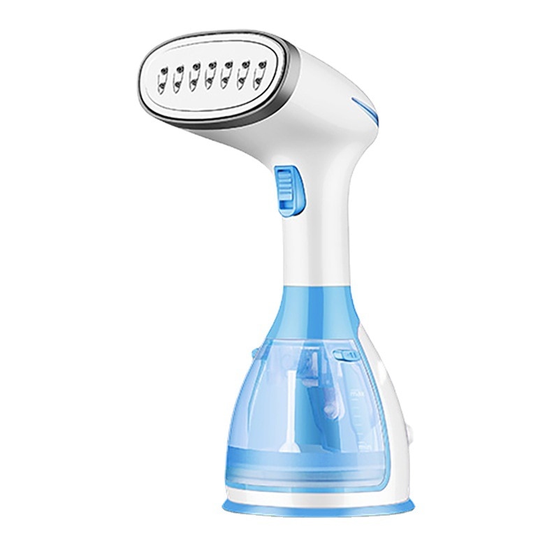 Aparat de calcat vertical cu abur, portabil, 1500 W, 30gr/min, accesorii incluse, incalzire rapida, 280 ml, Albastru