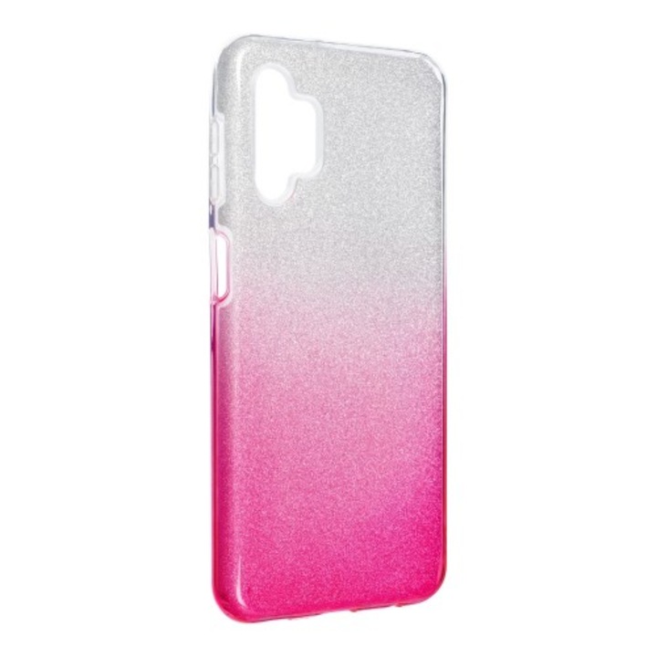 Силиконов калъф Forcell Shining за Samsung Galaxy A53 5G, Clear/Pink