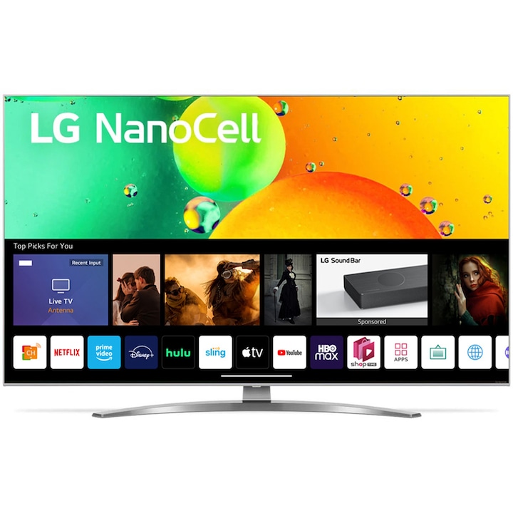 Televizor LG NanoCell LED 43NANO783QA, 108 cm, Smart, 4K Ultra HD, Clasa G