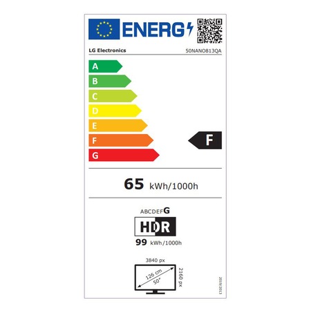 Televizor LG LED 50NANO813QA, 127 cm, Smart, 4K Ultra HD, Clasa G
