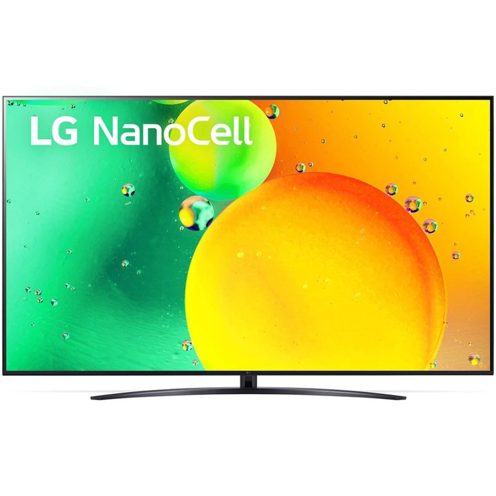 Телевизор LG 75NANO763QA NanoCell Smart LED, 76" (189 см), 4K Ultra HD, HDR, webOS ThinQ AI