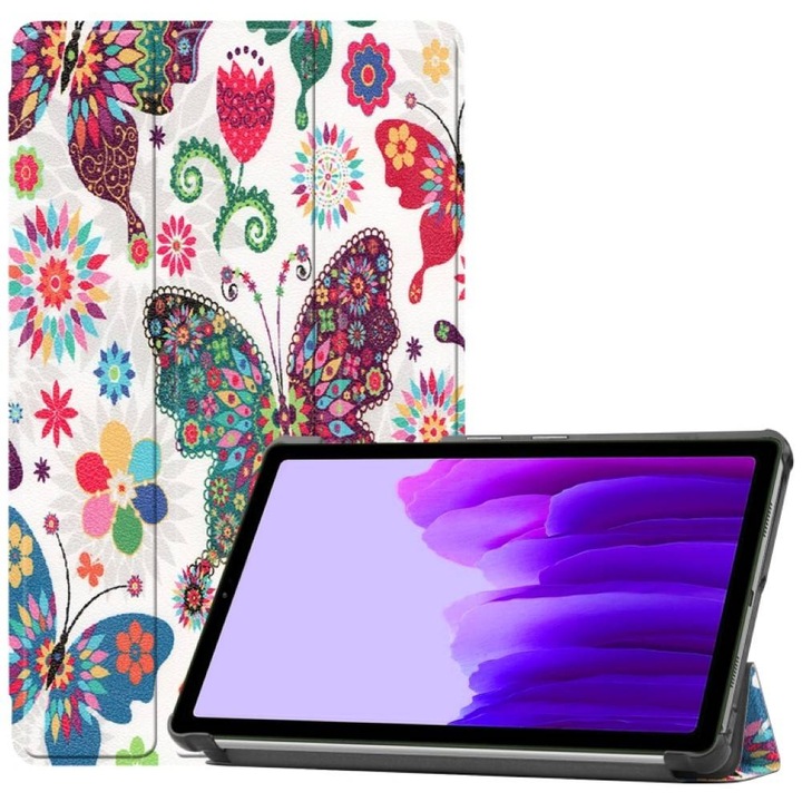 Kалъф Ka Digital за таблет Samsung Galaxy Tab A7 Lite 2021, 8,7 инча, T220 / 225, Flip, Пеперуди