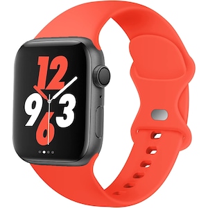 Curea silicon DALBAN®, pentru Apple Watch 7/6/5/4/3 Display 42/44/45 mm, Orange
