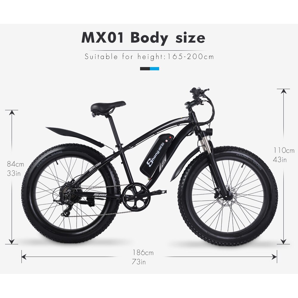 自転車本体 yeng1102 Bicicleta electrica Shengmilo MX02S, 26'', 1000W, 40KM/H, 7 Viteze