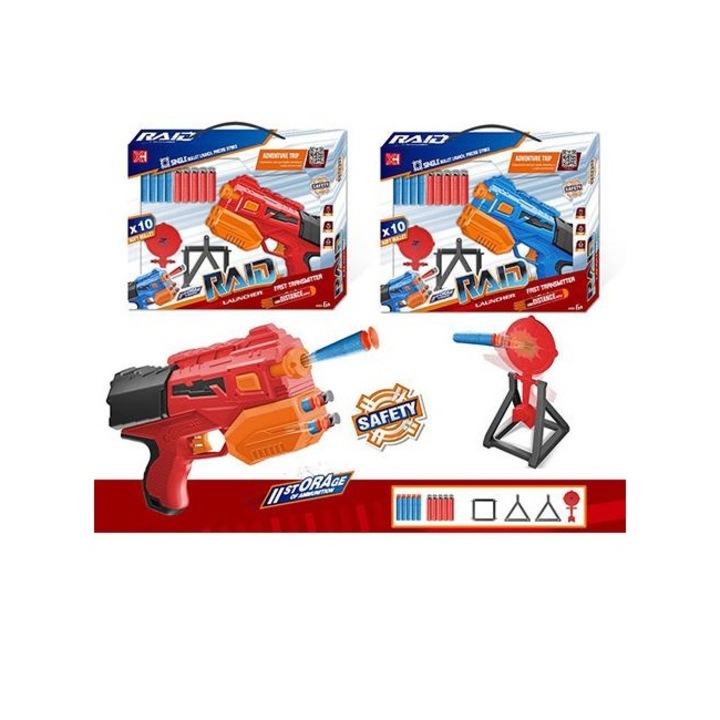 Magic Toys 6714775 Raid L szivacslövő szett céltáblával kétféle változatban 1db