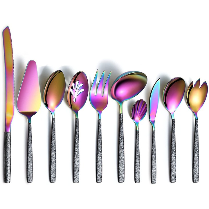 Set tacamuri, 10 piese, 18/0 inox, Berglander CTAHC10 mutlticolor