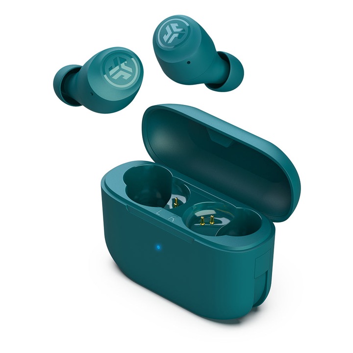 JLAB GO Air Pop fülhallgató, Vezeték nélküli, Bluetooth, Pávakék