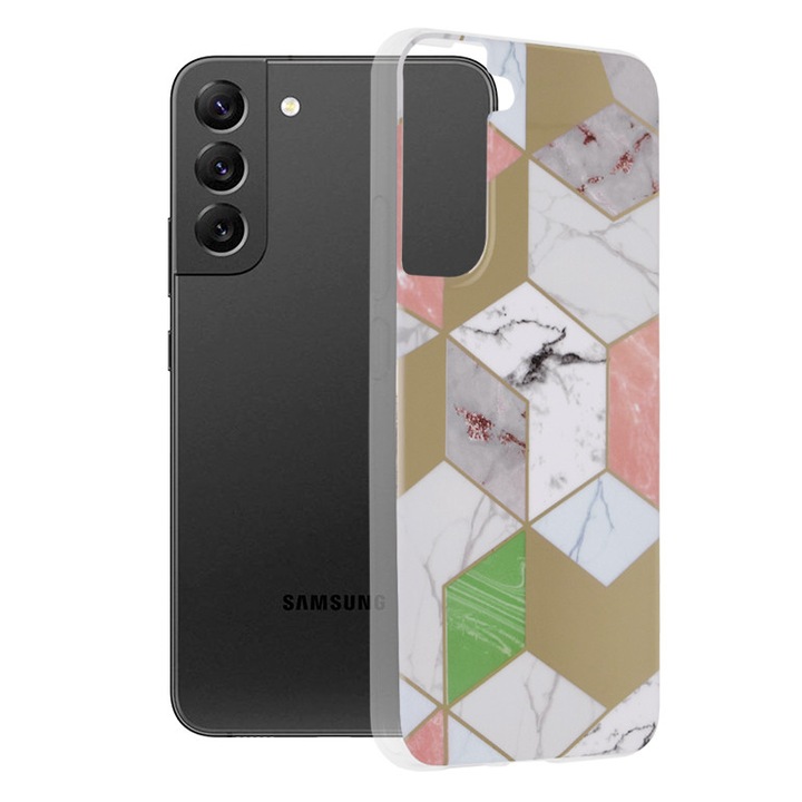 Кейс за Samsung Galaxy S22 Plus 5G, GEAR Grip, U31, Термоустойчива пластмаса, Berry Purple Hex