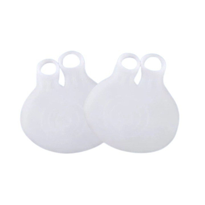 Set talonete pentru metatarsiene din silicon, ADM, ameliorarea durerii, reducerea presiunii, alb