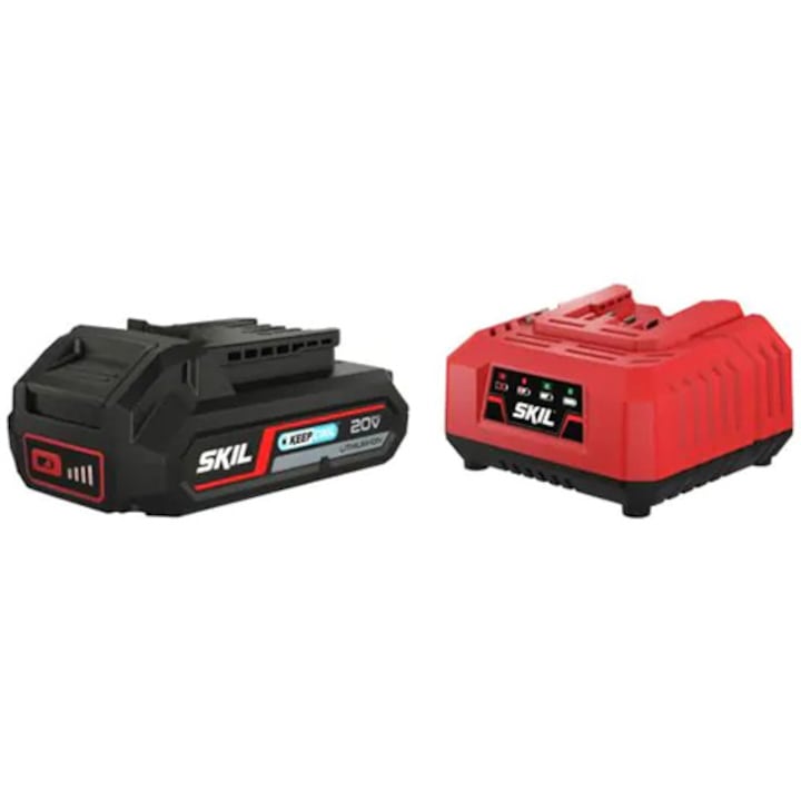 Set incarcator si acumulator SKIL BC1E3110AA, 20V Max“ (18 V) 2,5 Ah „Keep Cool“ Li-Ion