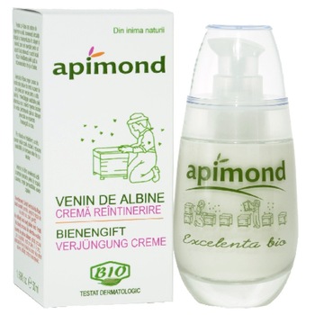 Crema reintinerire cu venin de albine Bio 50 ml, Apimond Crema reintinerire cu venin de albine Bio 50 ml, Apimond
