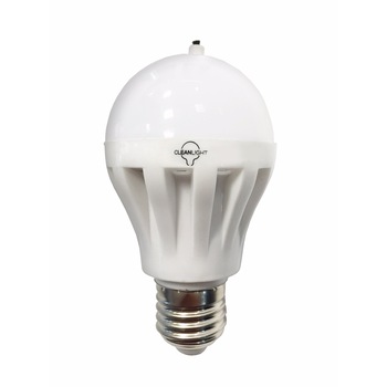 Bec LED Clean Light cu functie de purificare a aerului, 5 W, Lumina calda, alb cu fir Bec LED Clean Light cu functie de purificare a aerului, 5 W, Lumina calda, alb cu fir