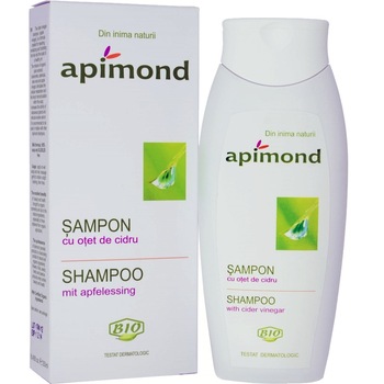 Sampon cu otet de cidru de mere Bio 250 ml, Apimond Sampon cu otet de cidru de mere Bio 250 ml, Apimond