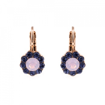 Cercei placati cu Aur roz de 24K, Cristale Swarovski, California Dreaming by Roxannes - Mariana Jewellery, Roz/Mov 1379-1067RG6 Cercei placati cu Aur roz de 24K, Cristale Swarovski, California Dreaming by Roxannes - Mariana Jewellery, Roz/Mov 1379-1067RG6