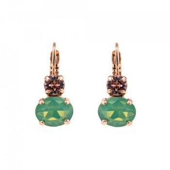 Cercei placati cu Aur roz de 24K, Cristale Swarovski, California Dreaming by Roxannes - Mariana Jewellery, Vernil/Roz 1462-1067RG6 Cercei placati cu Aur roz de 24K, Cristale Swarovski, California Dreaming by Roxannes - Mariana Jewellery, Vernil/Roz 1462-1067RG6