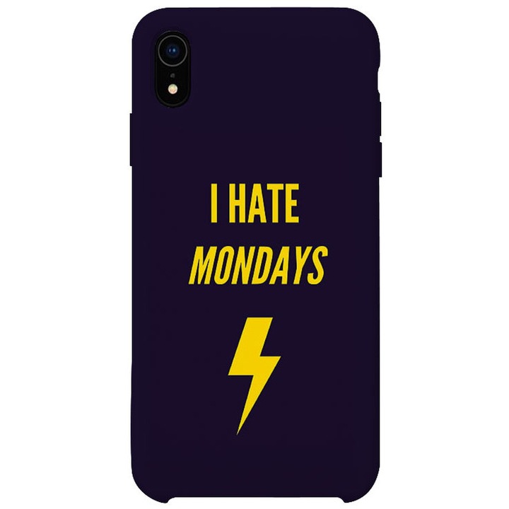 Премиум силиконов калъф I Hate Mondays за iPhone XR, PH1987B1M83