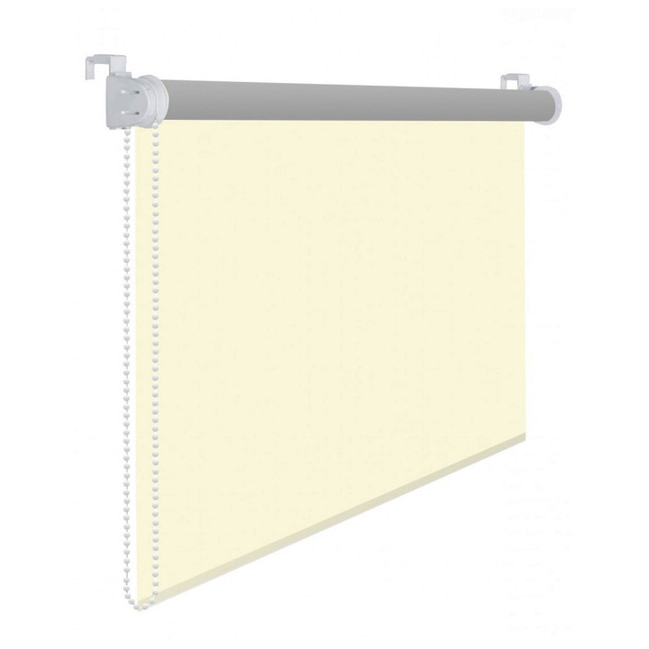 Rulou textil Termo K133, opac, dimensiune panza 58x160 cm, dimensiune finala 62x160 cm, prindere clemfix