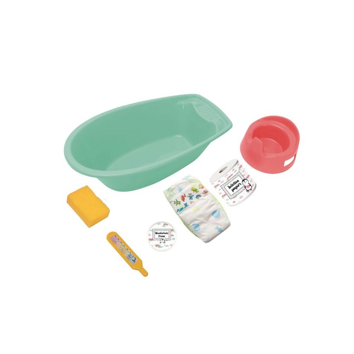 Játék babakád kiegészítőkkel