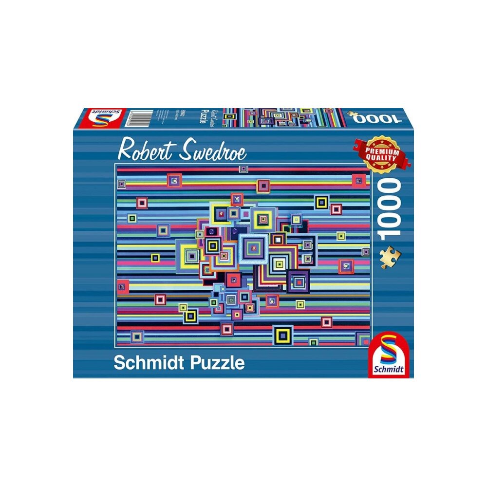 Schmidt Spiele 1000-Teile-Puzzle „Cyber Kapriolen“ Von Robert Swedroe – Premium-Qualität, Leinenstruktur, Maße 69,3x49,3 Cm