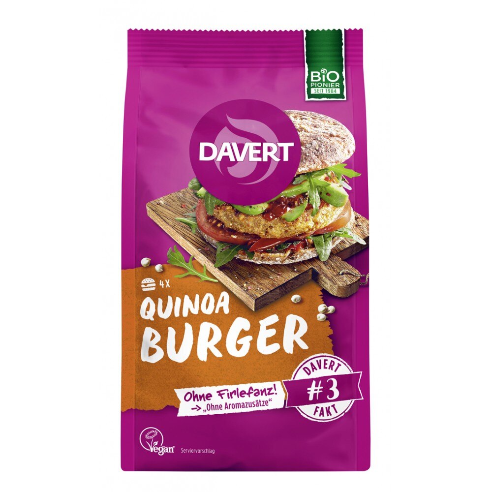 Quinoa burger mix, Davert, 160g eMAG.hu