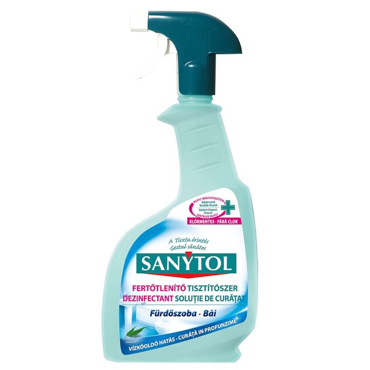 Solutie Dezinfectanta pentru Baie Sanytol, 0.5 l + 100 ml