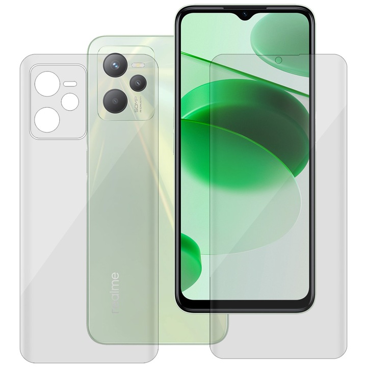 Комплект 2 фолиа SILKASE за Realme C31, защита на телефона, възобновяем силикон