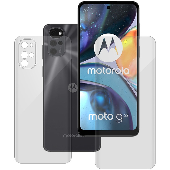 Комплект 2 фолиа SILKASE за Motorola Moto G22, защита на телефона, възобновяем силикон