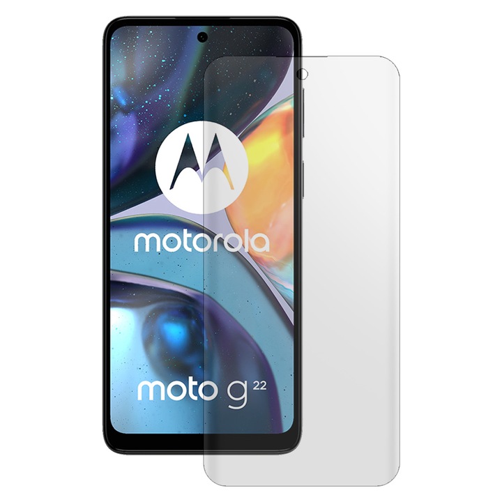SILKASE matt hátfólia Motorola Moto G22-hez, megújuló szilikon elleni védelem
