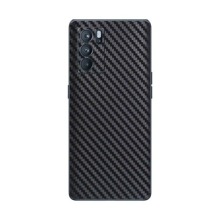 Гръб за Oppo Find X3 Neo, Черен въглерод
