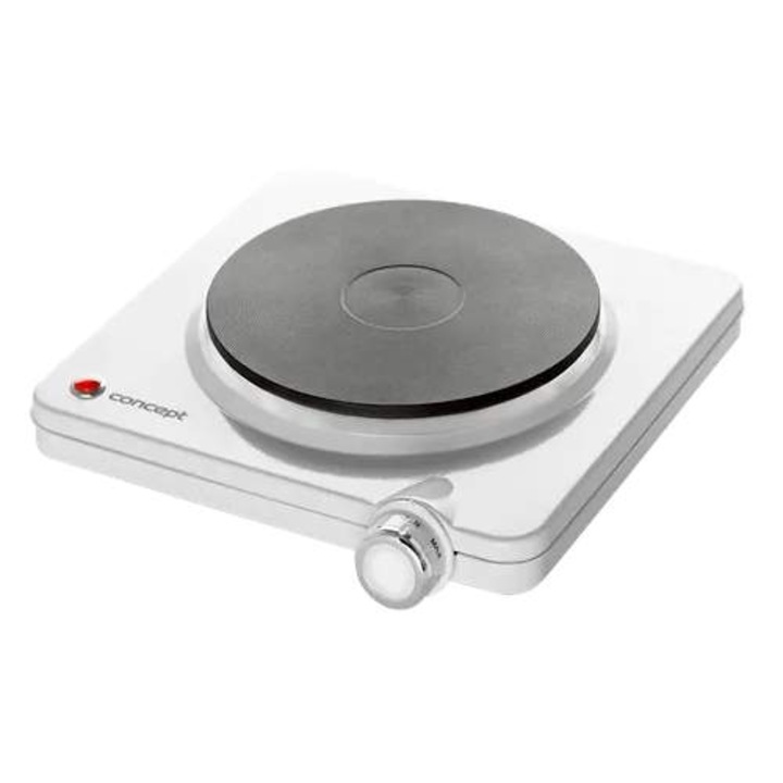 Concept VE3015 elektromos főzőlap, szimpla, 1500W, fehér