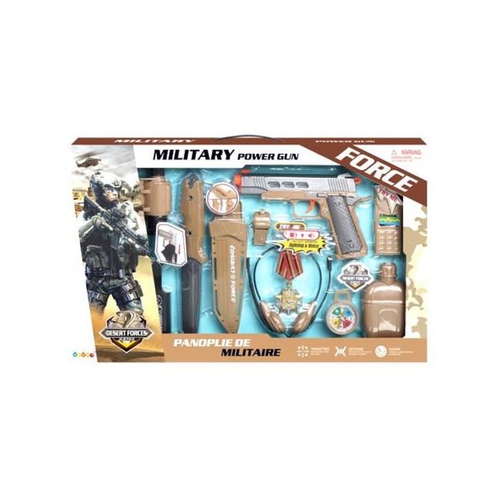 Magic Toys 944204 Military Force katonai fegyver szett fénnyel és hanggal
