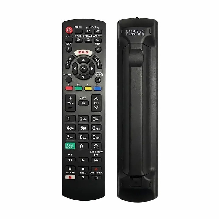 RM-L1378 távirányító PANASONIC SMART LED TV-hez, NETFLIX, utángyártott PIL6296