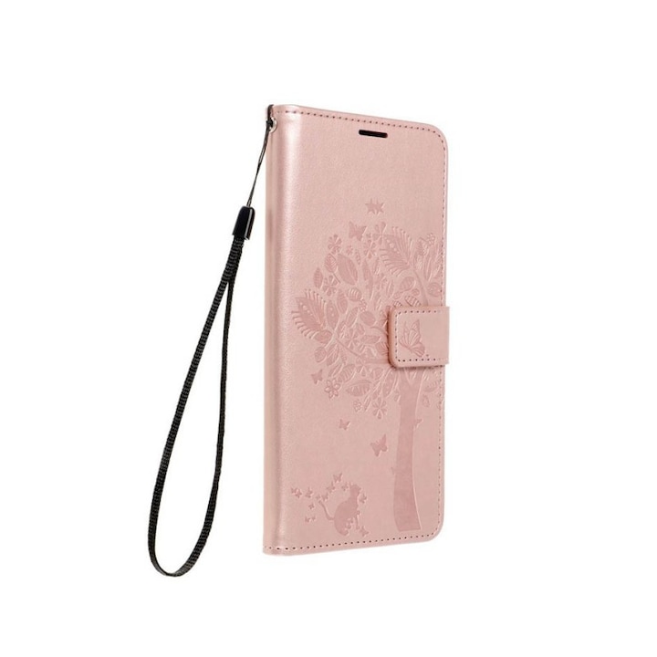Flip Cover Forcell Mezzo, Съвместим със Samsung Galaxy A53 5G, Tree Rose Gold