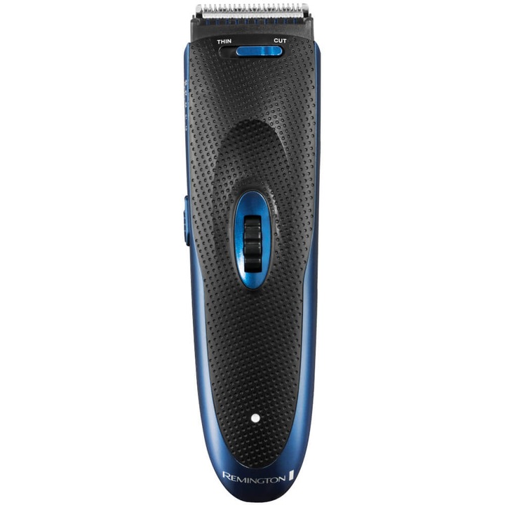 Remington HC900 trimmer, 2 állítható fésű, Akkumulátor, 45 perces akkumulátor-élettartam, Fekete/Kék