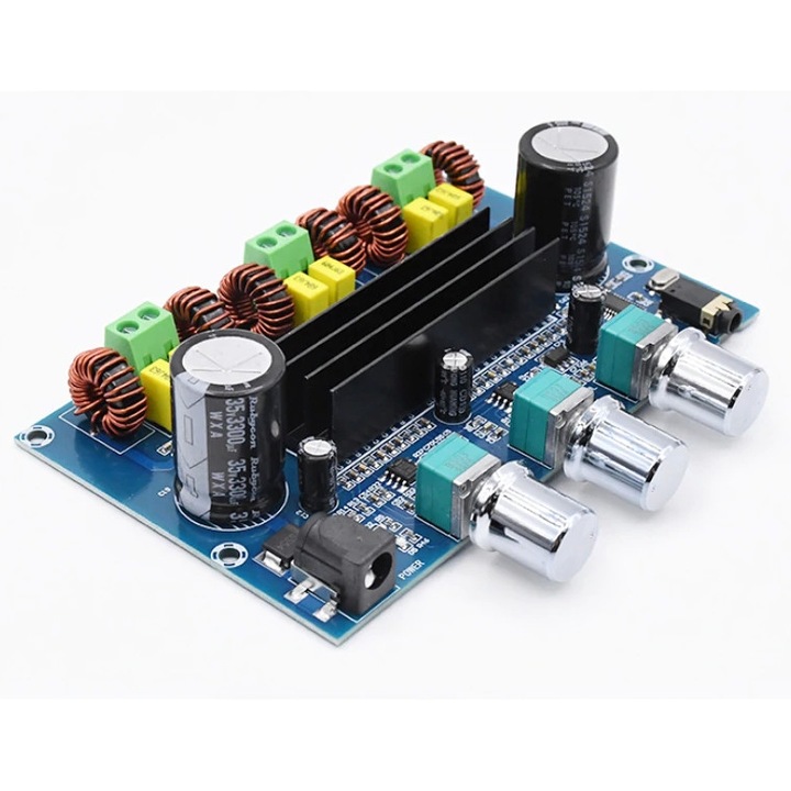 Amplificator XH-A305 2.1, 2x50W+100W, Bluetooth 5.0, Multicolor