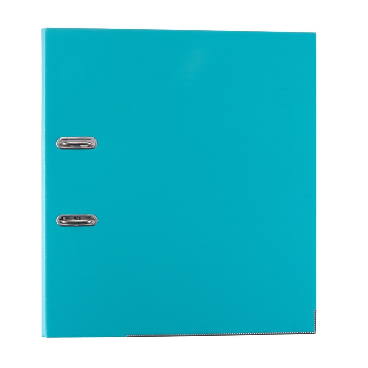 Biblioraft plastifiat DACO, A4, Cotor 7.5 cm, Turcoaz