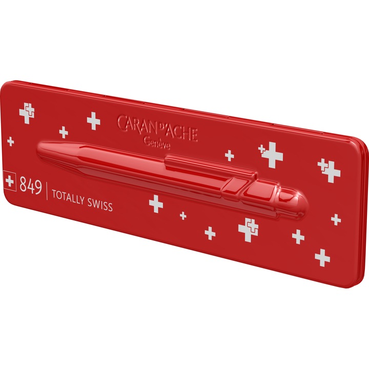 Pix Caran d’Ache 849 Swiss Collection, Totaly Swiss CT cu etui metalic