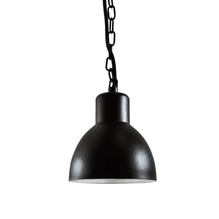 Kültéri függőlámpa Arne 1xE27, fekete matt max. 10W led, IP44
