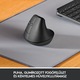 Logitech Lift balkezes függőleges ergonómikus vezeték nélküli egér, Grafitszürke